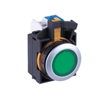 CW4L-M1E10Q4G - IDEC Illuminated Pushbutton 22mm 1NO Green