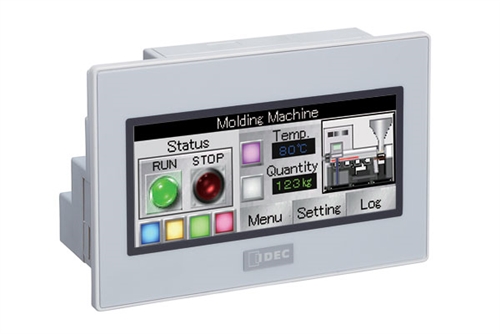 FT1A-C12RA-S - IDEC SmartAXIS 3.8In PLC+HMI 65K TFT Color