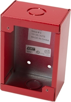 K-276B-RSB - Edwards Signaling BOX SURFACE ASM RED